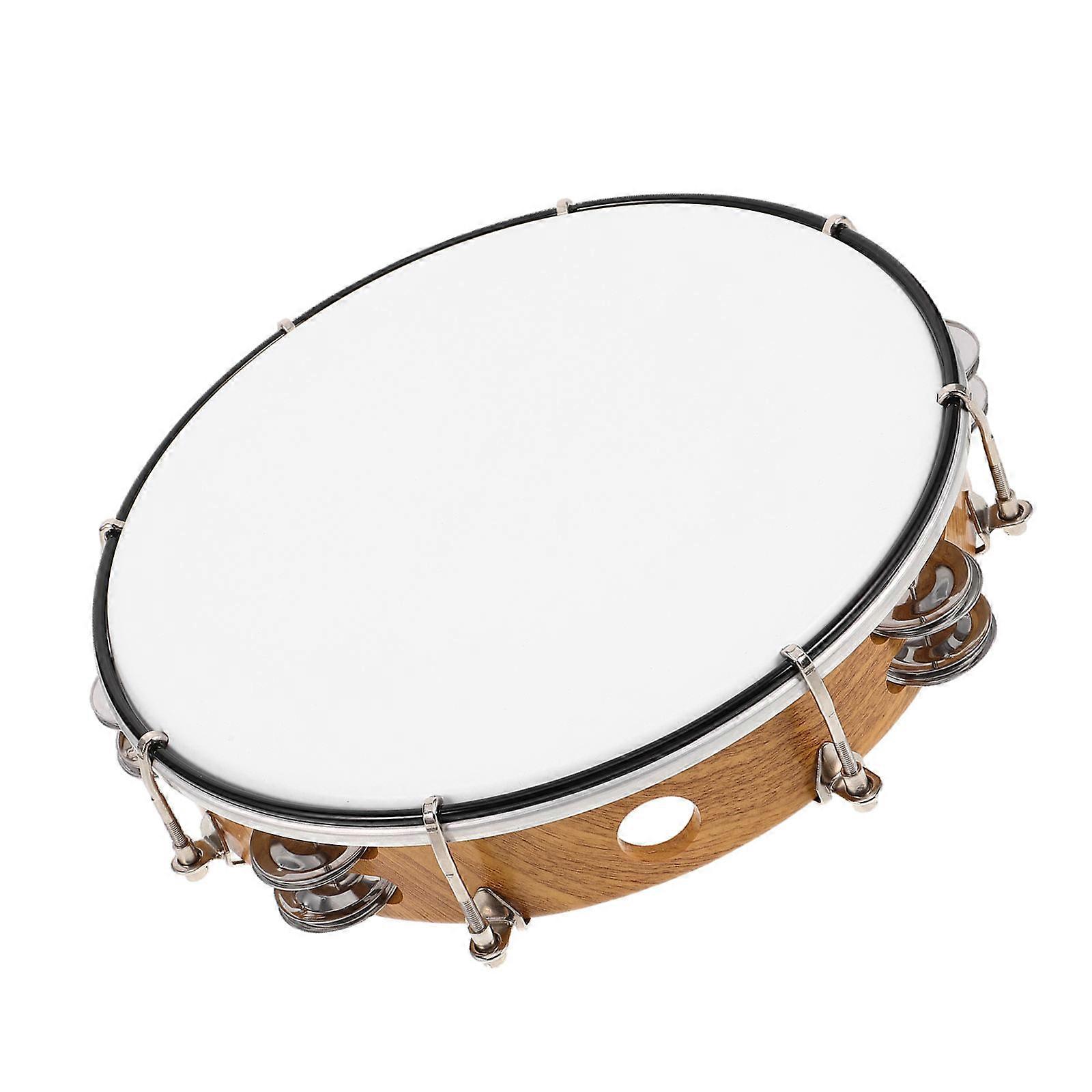 Adjustable Percussion Hand Drum for Playing with Bells