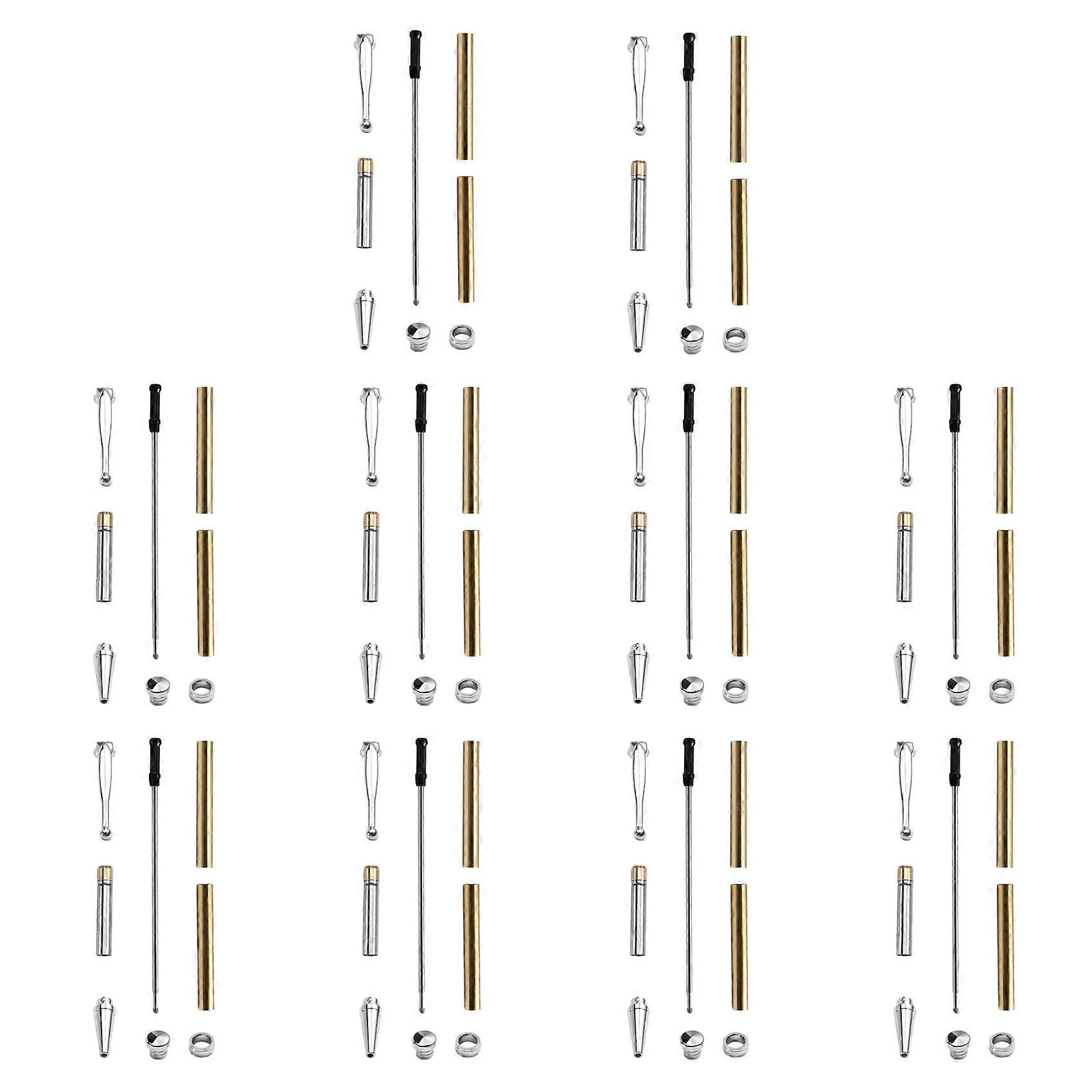10 set slimline pen kit 7mm silver