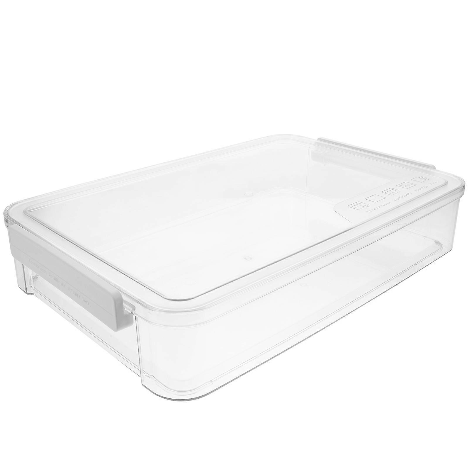 Transparent File Box for Storage 2Pcs Document Paper Organizer and File Box