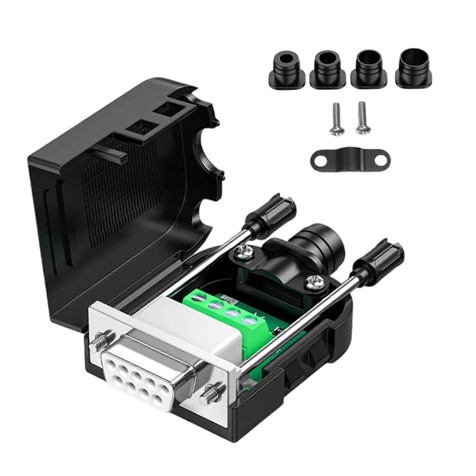 Female To Can Converter Adapter, All Copper Construction, Anti ShortCircuit Case, With Screw Terminals