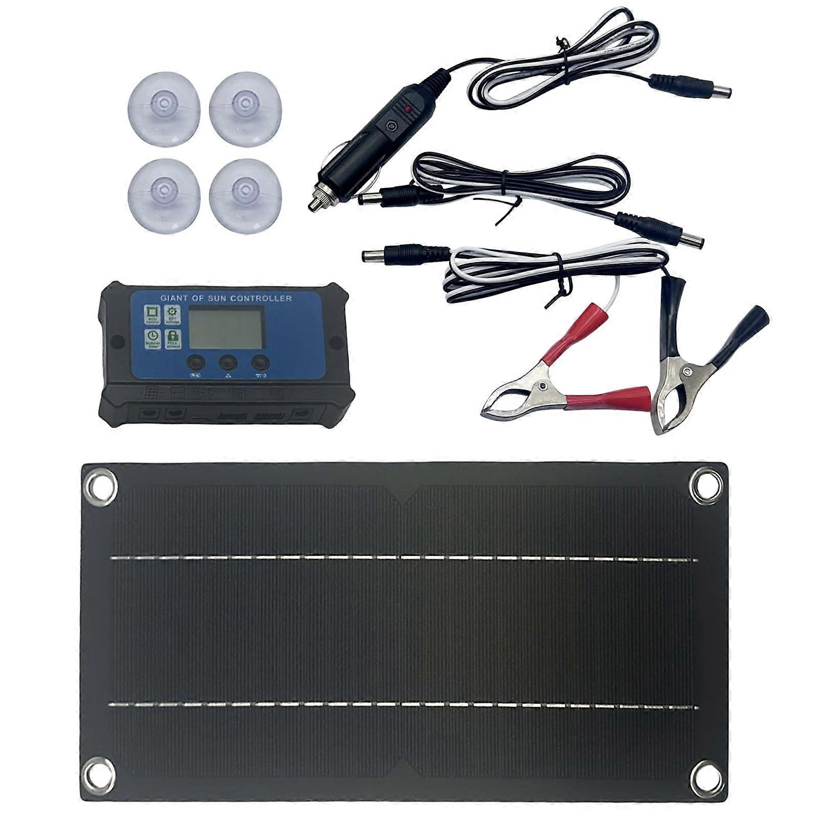 600W Solar Panel Module With Wire Lead 100A For Solar Systems, Durable Science Tech And Fishing Gear Equipment
