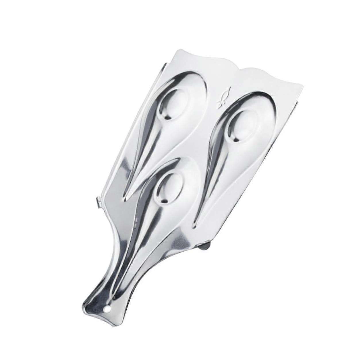 Stainless Steel Spoon Rest Set with NonSlip Base and Deep Drip Catcher for Kitchen Counter