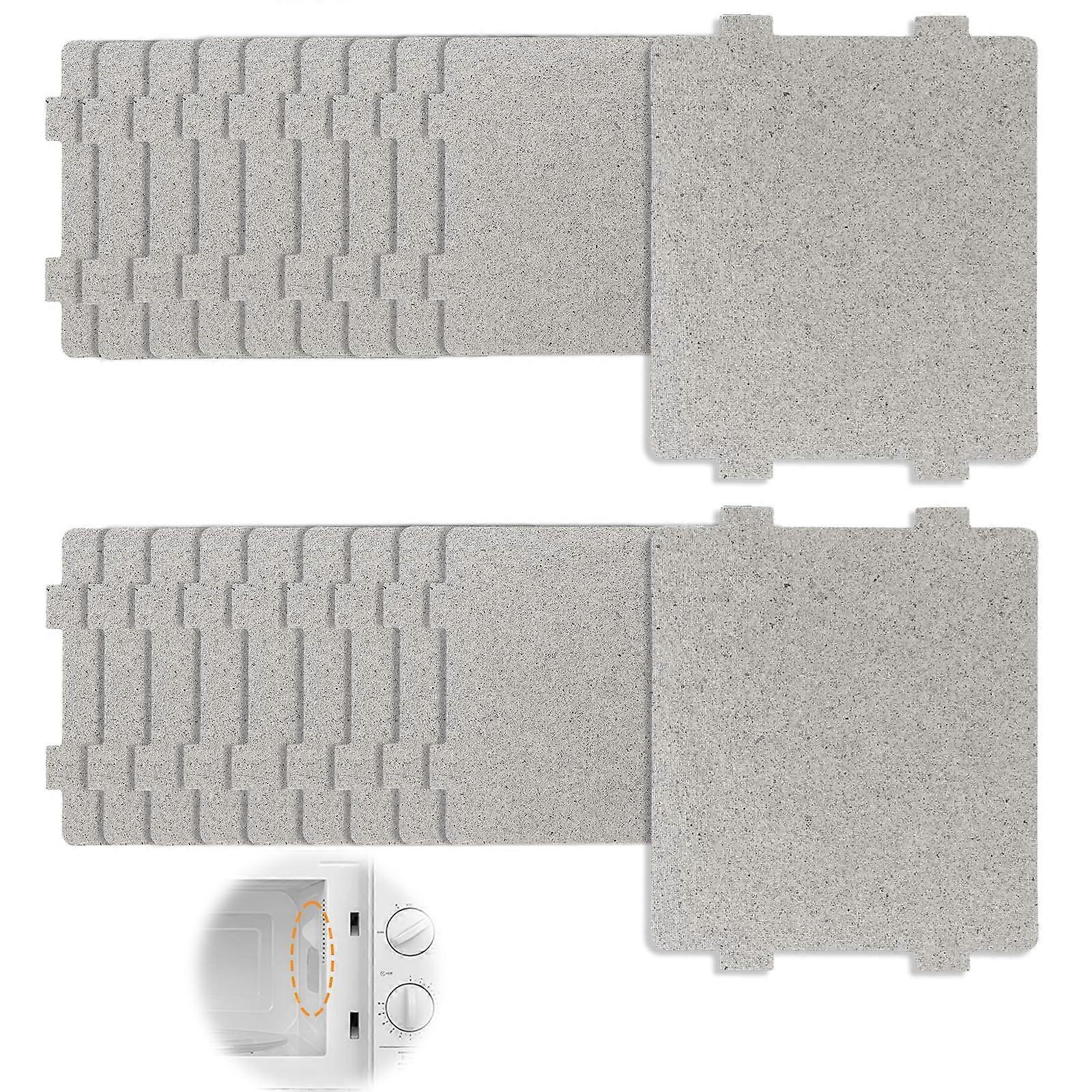 20 Pack Microwave Waveguide Cover Mica Plate Sheets, Heat Resistant Universal Replacement