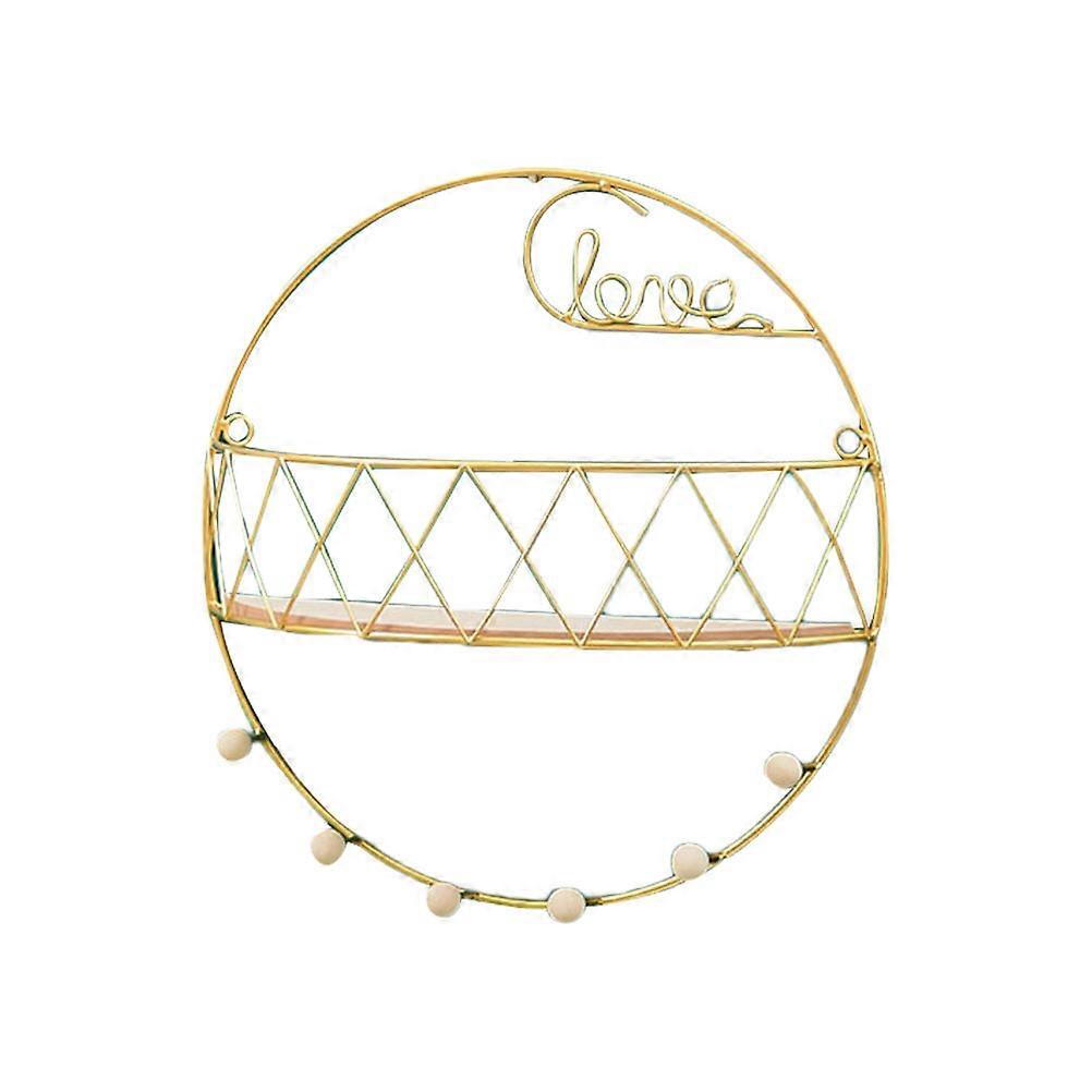 Creative Storage Basket Iron Rack for Storage 1Pcs Wall-Mounted Hanging Shelf