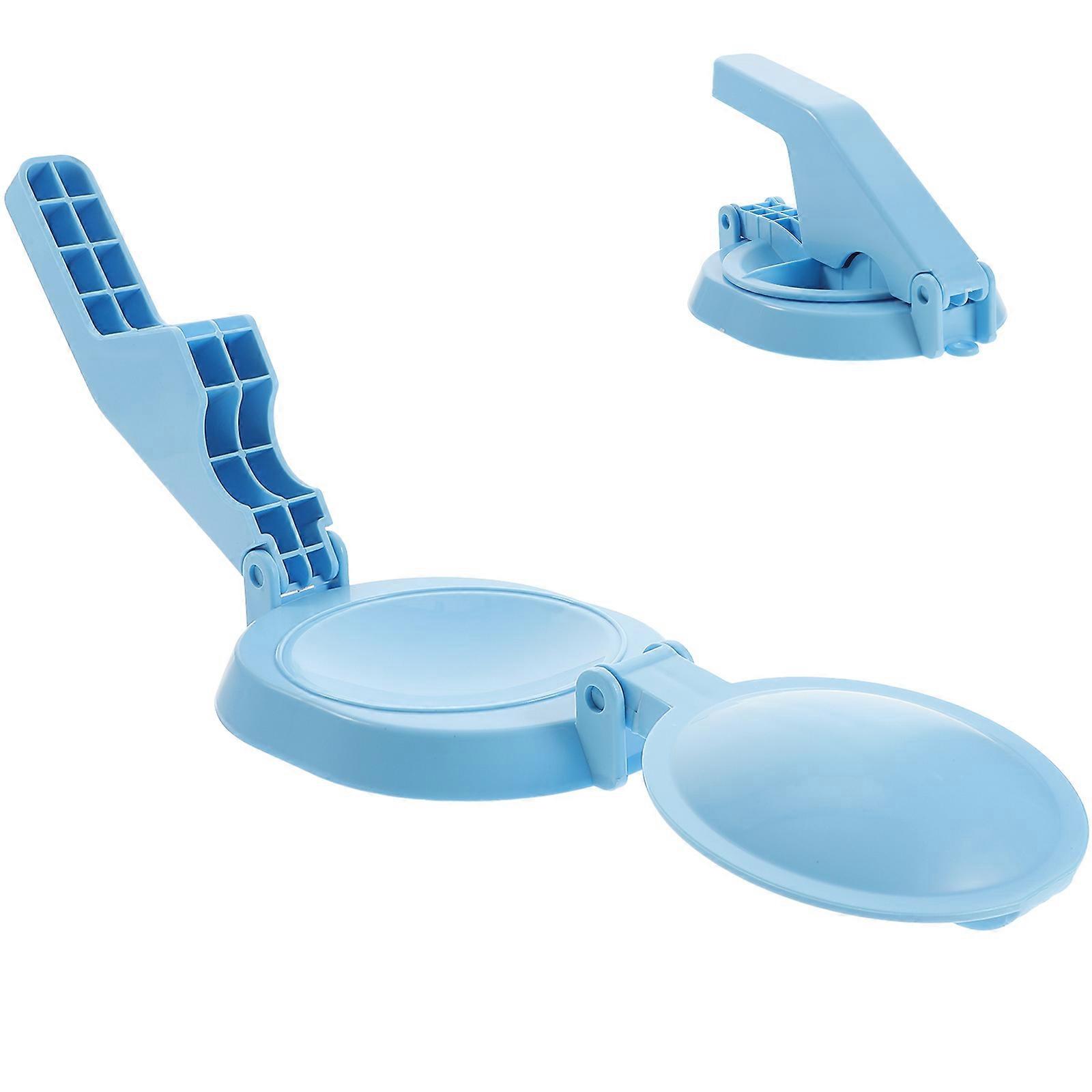 Dumpling Wrapper Maker Household Tool Convenient Dumpling Pressing Equipment 17X13CM Blue Easy To Clean 1Set