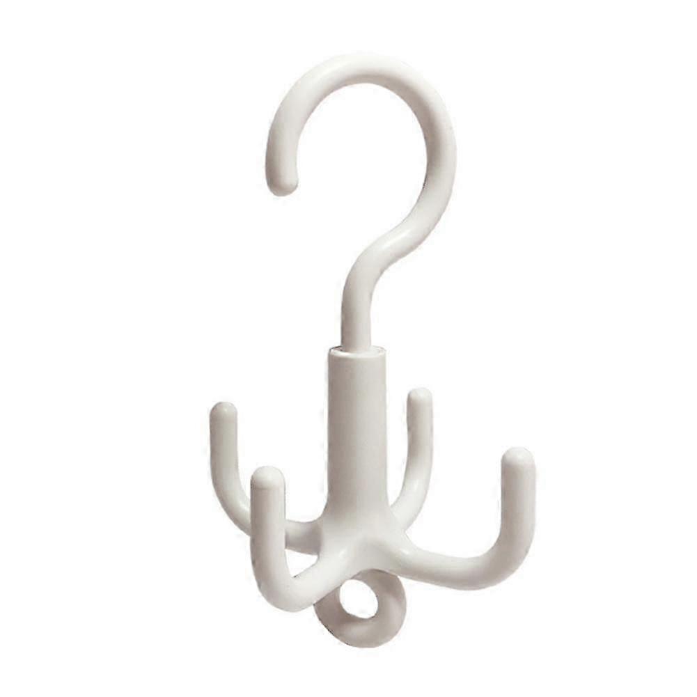 25-26 Multifunctional Punch Free 4-Claw Rotating Hook Space Saving Bag Storage Hook