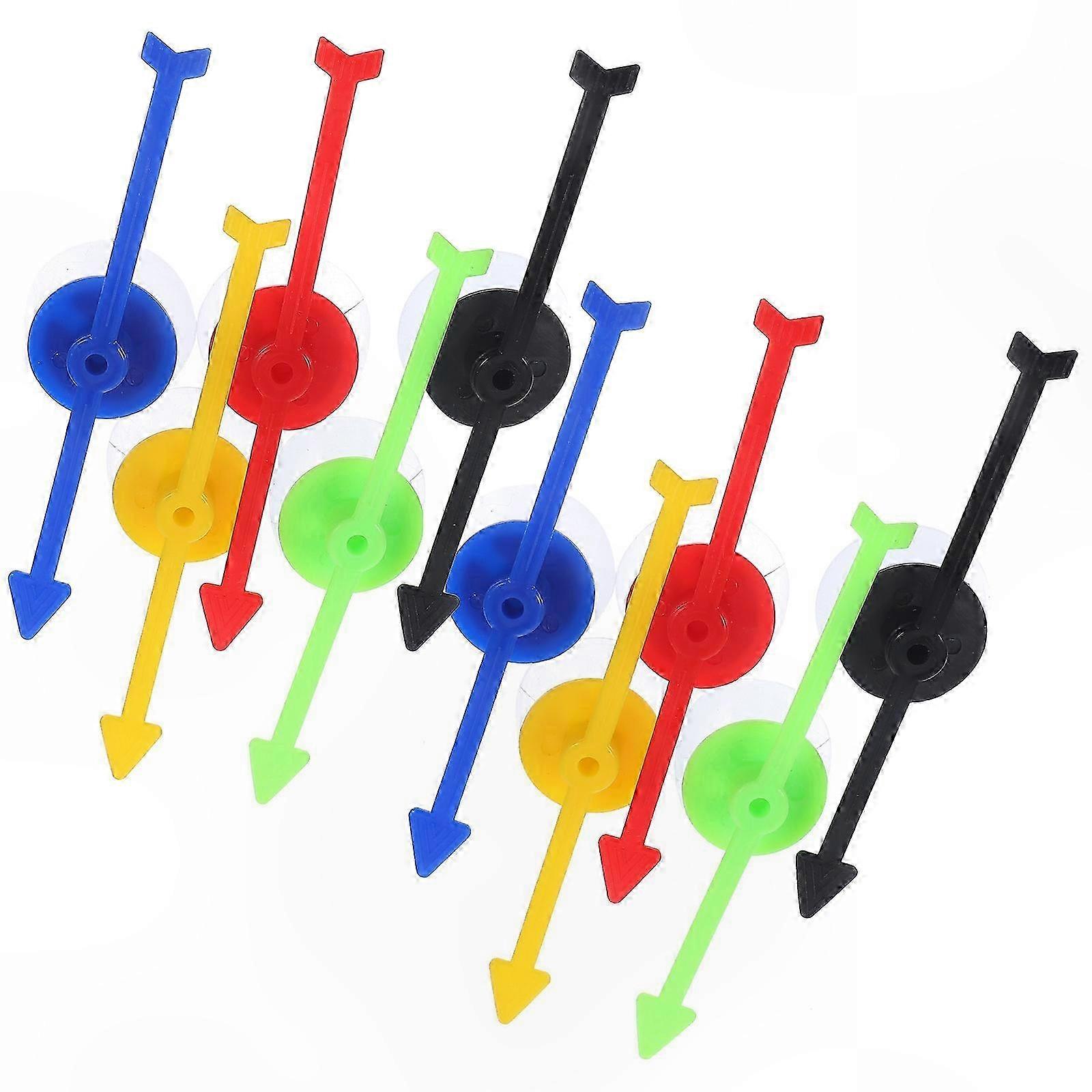 Interactive Turntable Arrow Indicators Board Game Tool 10Pcs Plastic Party