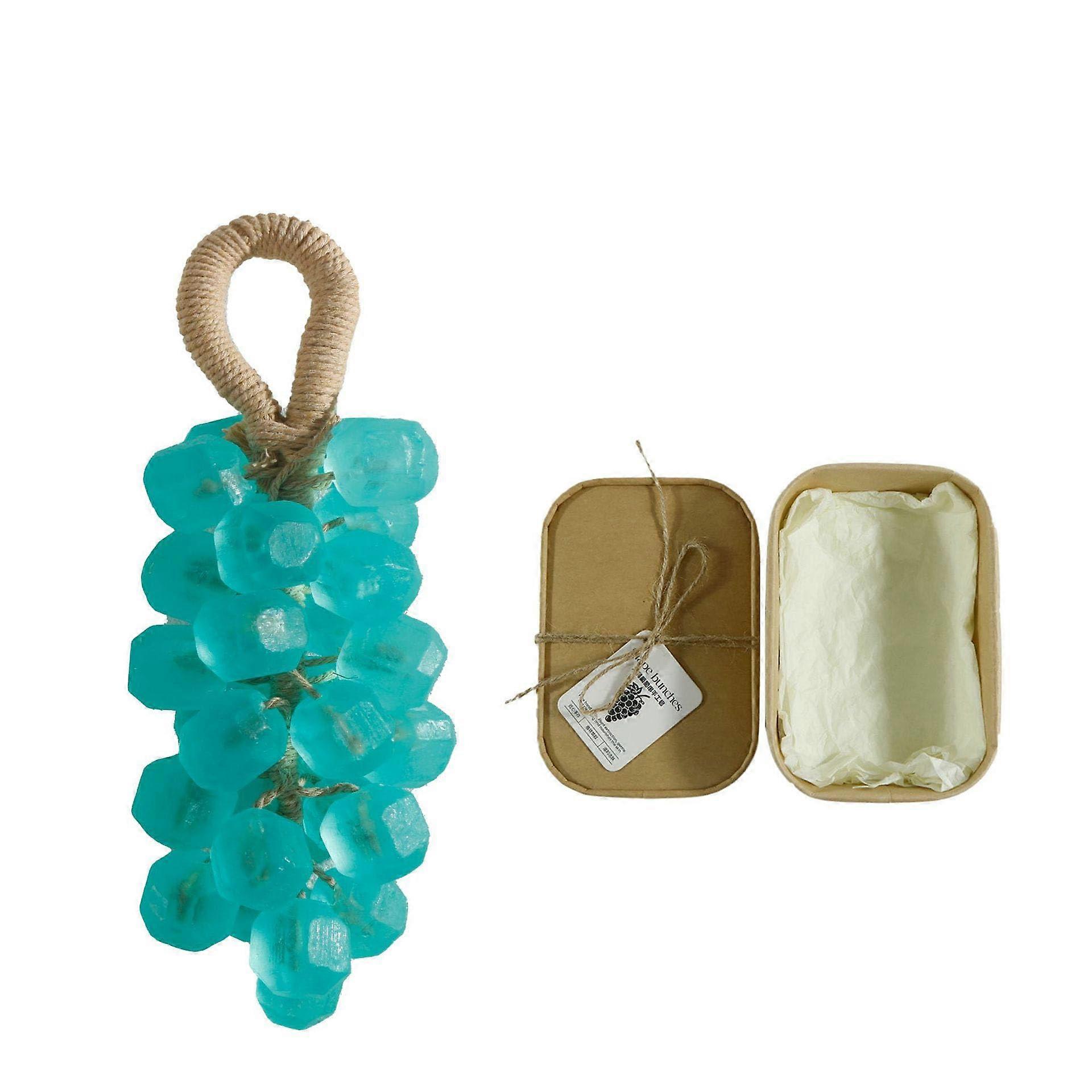 Handcrafted Grape Soap with Realistic Cluster and Refreshing Fragrance, Decorative Bath Gift