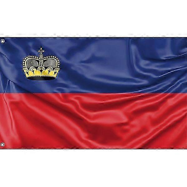 Liechtenstein Flag Pattern 532