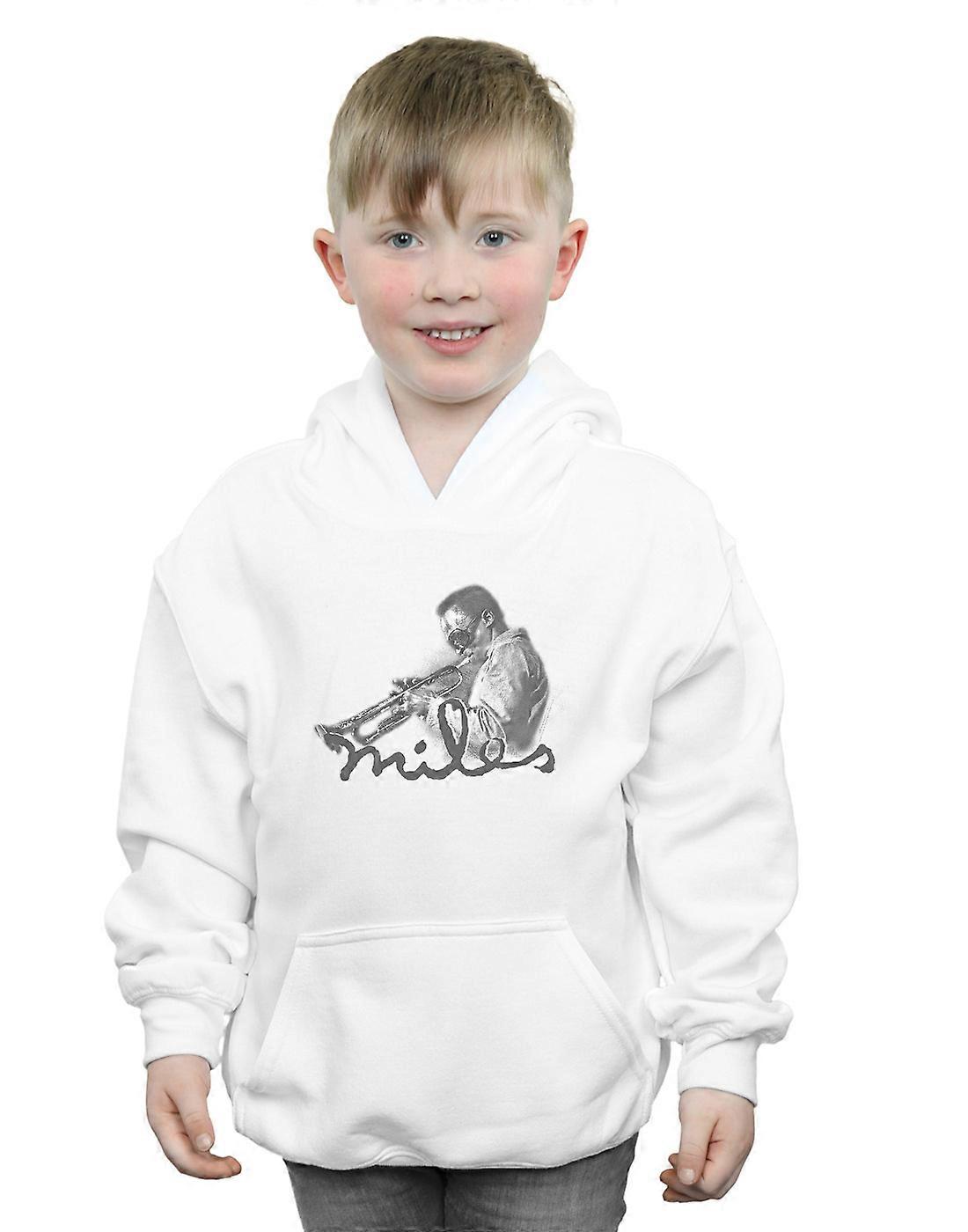 Miles Davis Boys perfil hoodie esboço