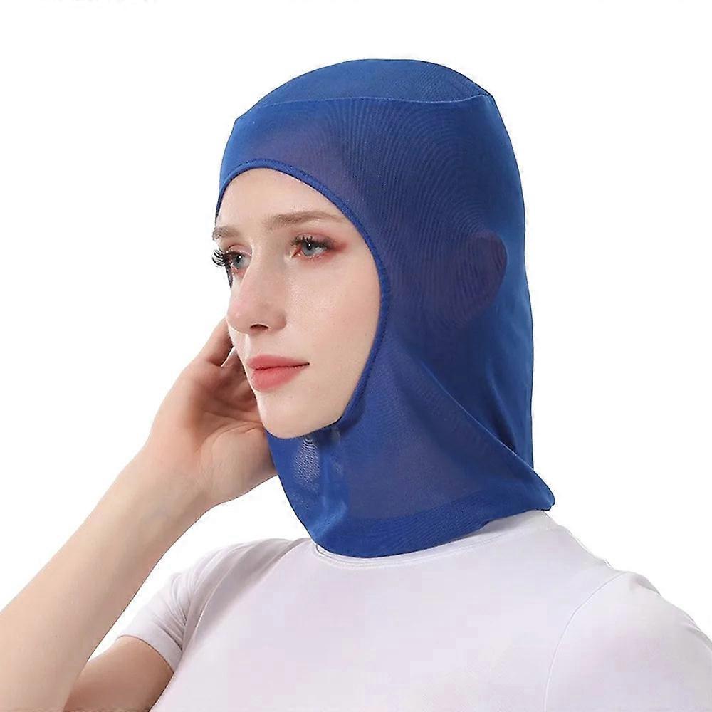 New Elastic Dust Proof Cap Neck Protector Solid Color Work Hat Breathable Workshop Cap Women Men