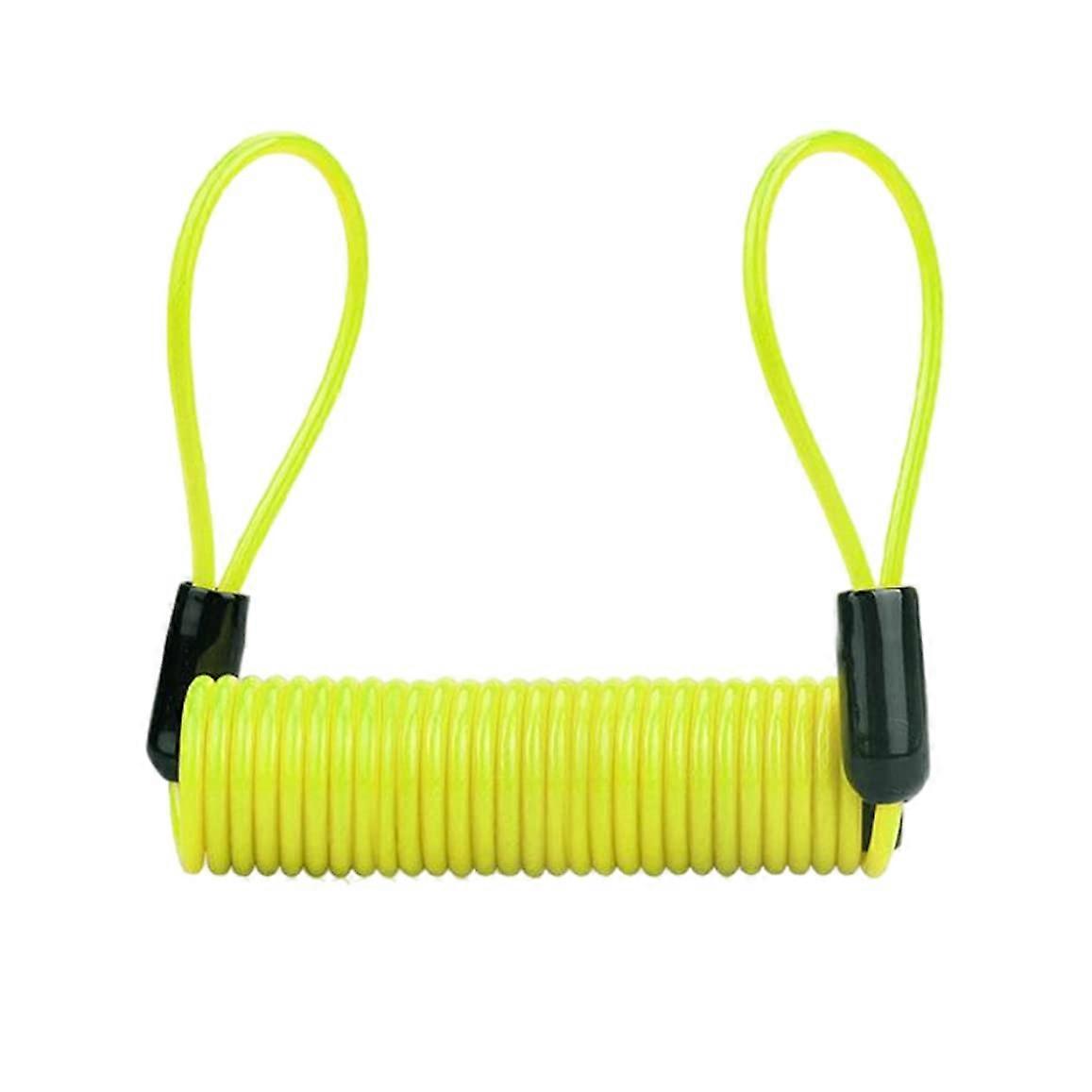 Motorcycle Disc Lock Reminder Cable 1.2m AntiTheft Steel Wire for Bikes and Scooters