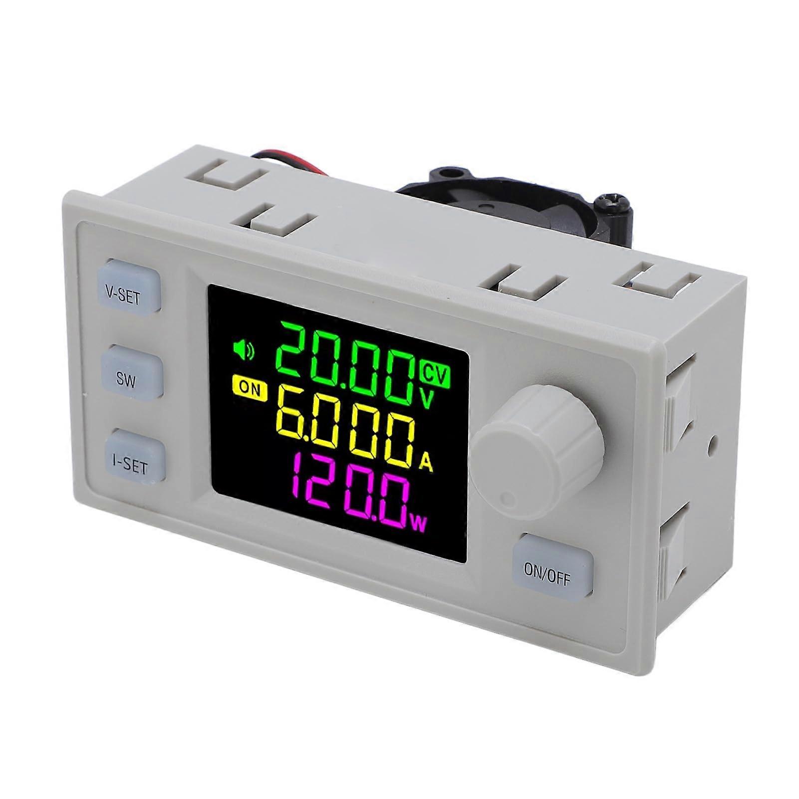 DC Adjustable Voltage Regulator 630V to 036V 120W MPPT Solar Charge Controller with Display