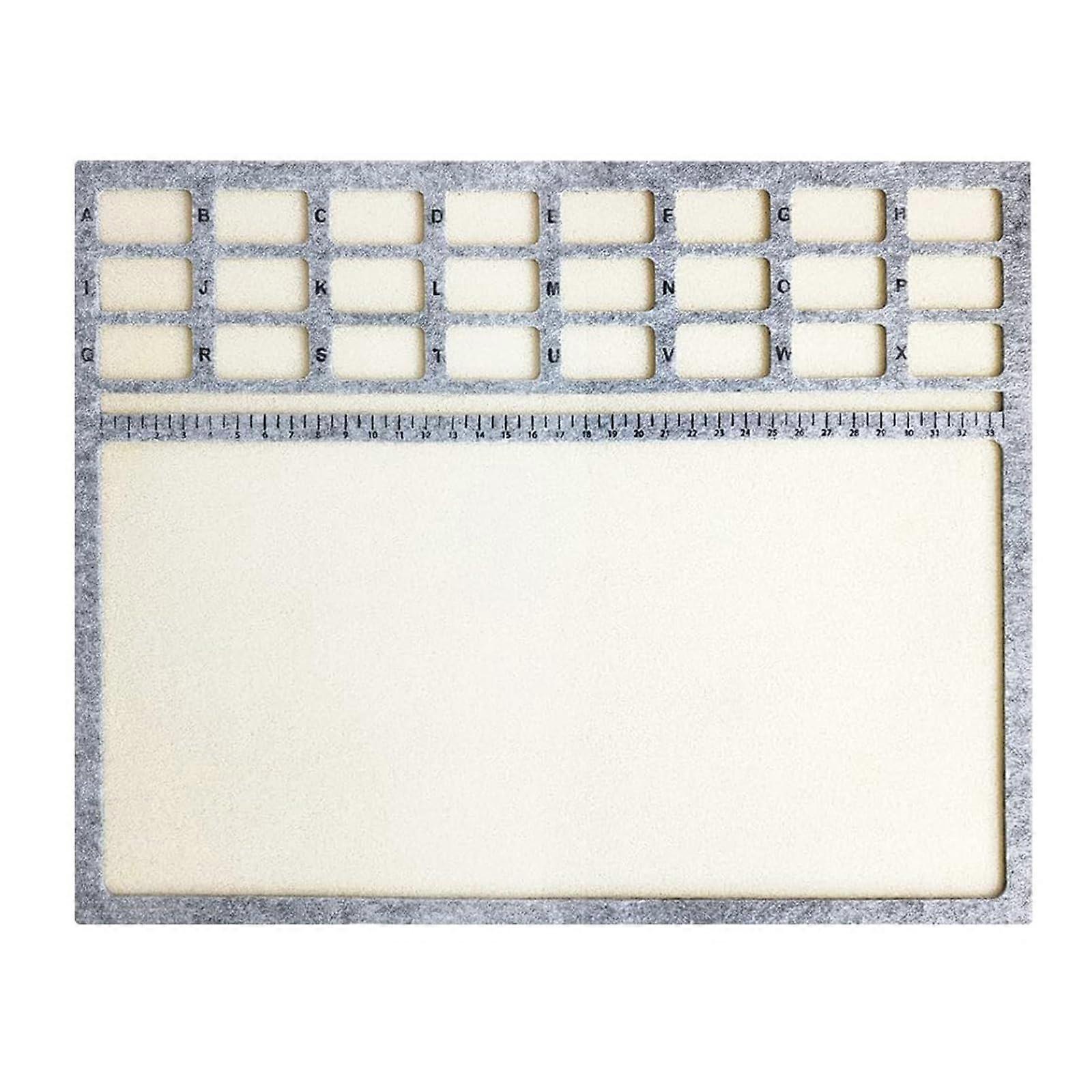 Beading Mat with Soft Flocking Surface, NonSlip Jewelry Making Pad and Accessories Set