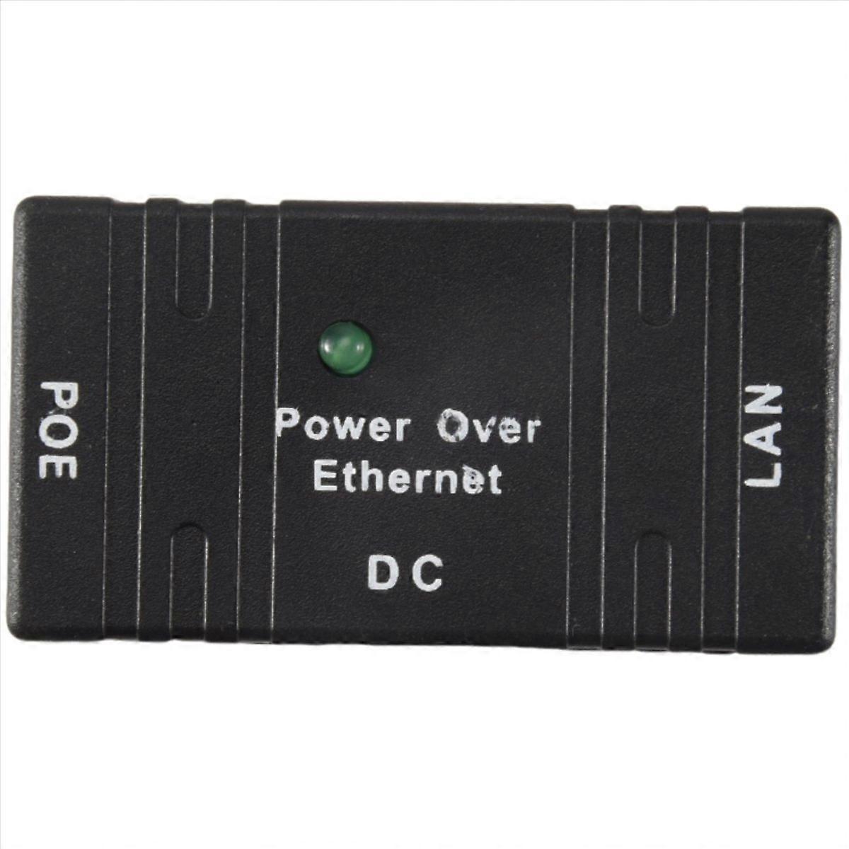 100 Mbps 5V 12V 24V 48V/1A for IP Camera POE Adapter Module -Black