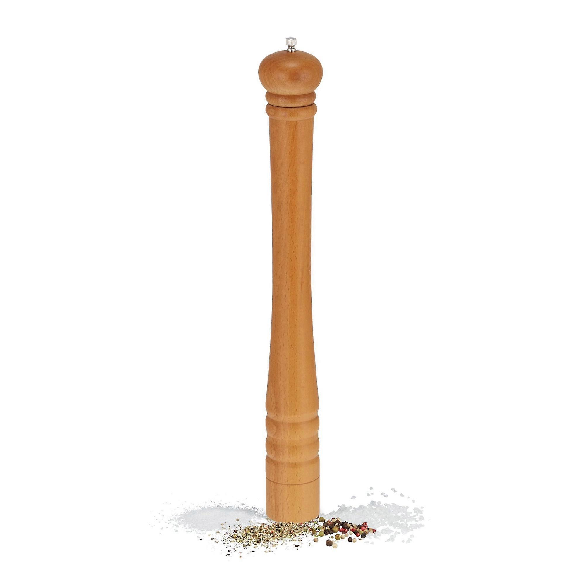 Large wooden spice mill