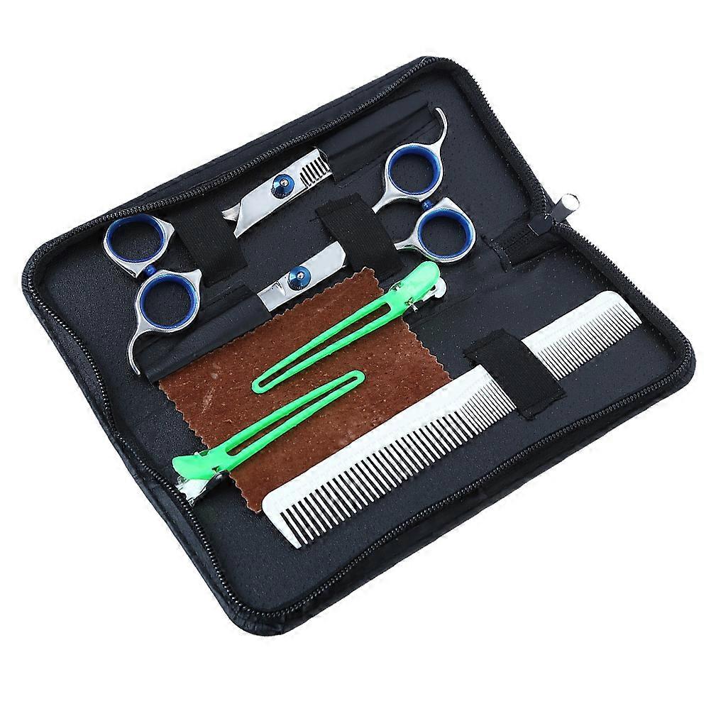 Salon Set for Cutting 1Set with Teeth and Straight Scissors