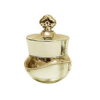 Flacon de crème pour le visage écologique en polypropylène (PP), contenant en acrylique doré pour échantillons de lotion, petit format, lot de 1