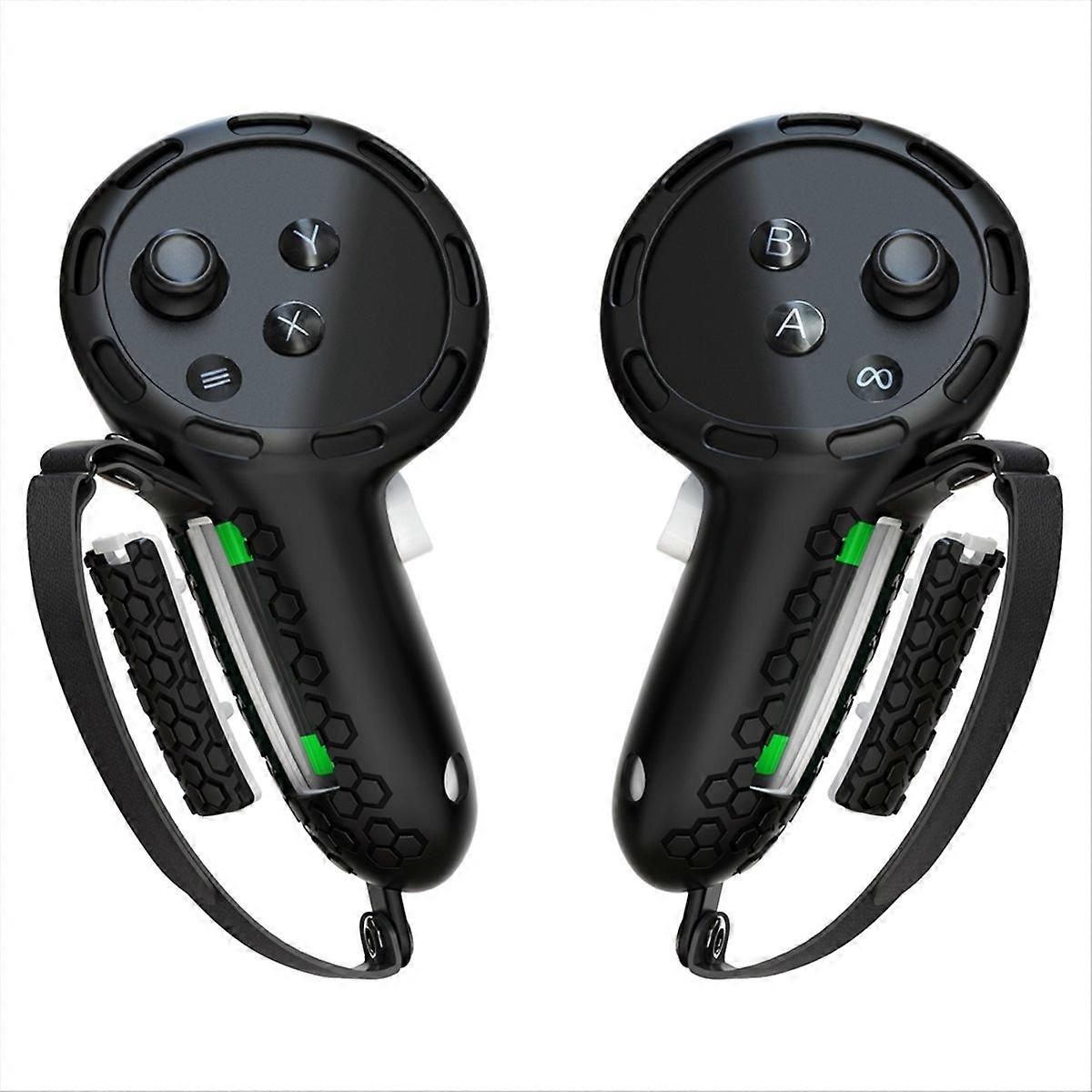 VR Silicone Controller Protective Cover for Meta 3 Accessories, with Battery Opening Protector