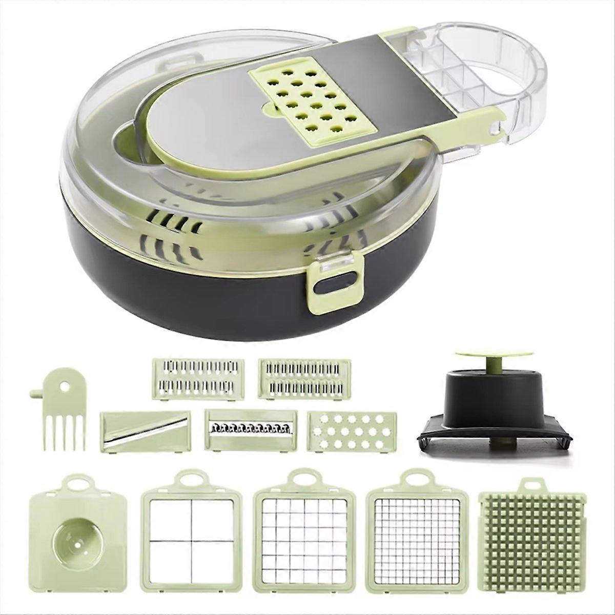 Multifunctional Vegetable Slicer with Container,Onion Chopper