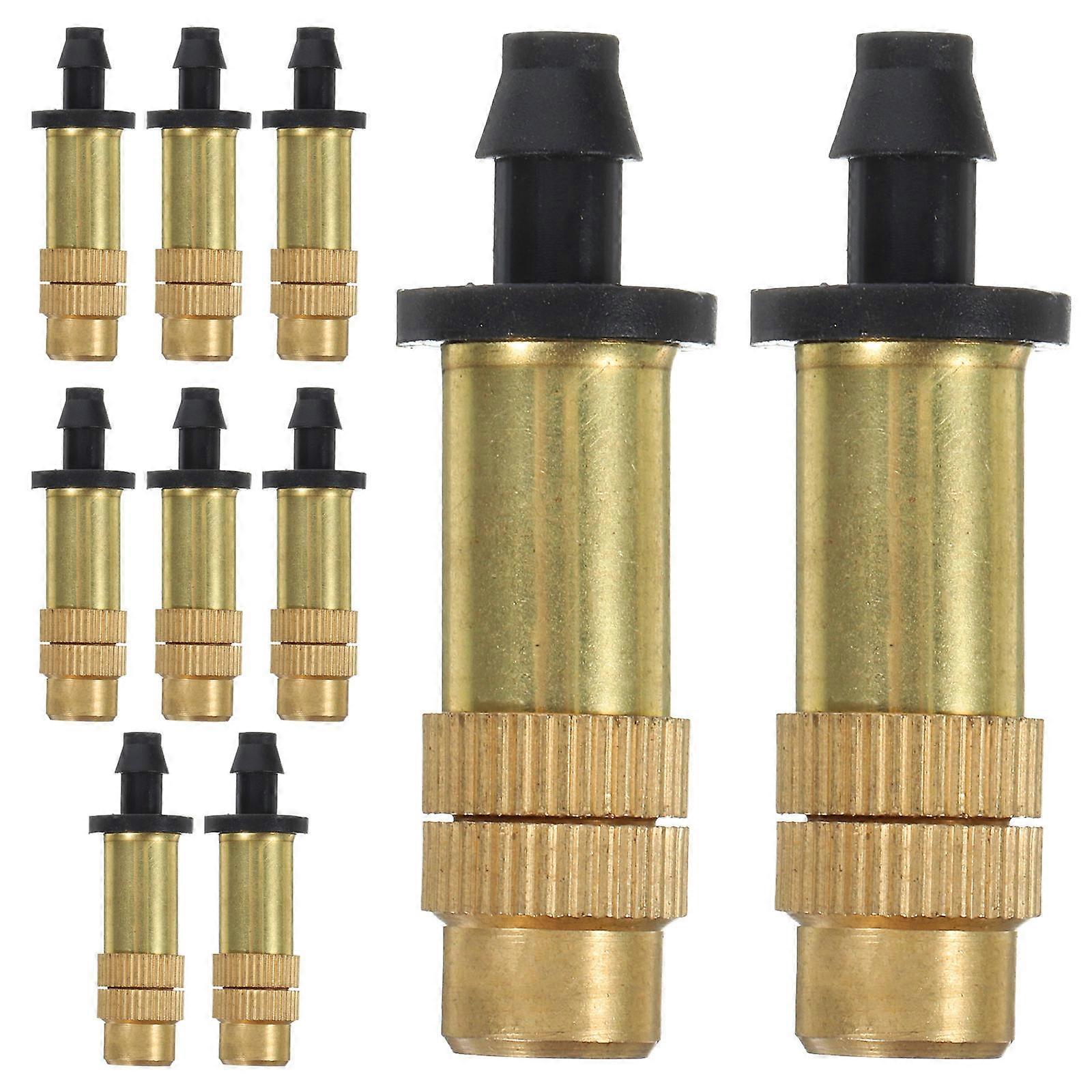 Water Misting Misting Nozzle Adjustable Copper Spray Nozzle 40Pcs