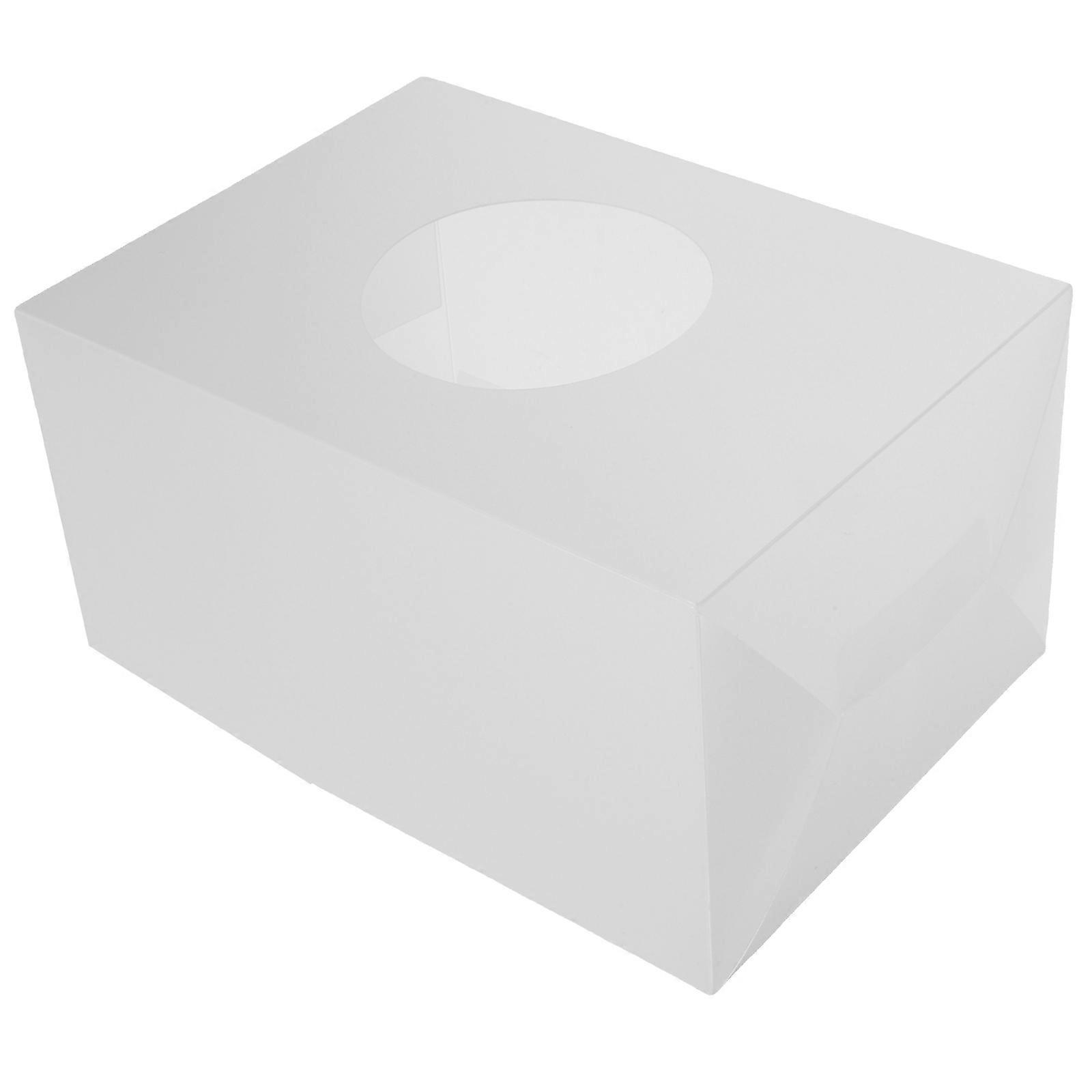 White Party Game Raffle Box for Multifunctional Ticket Storage