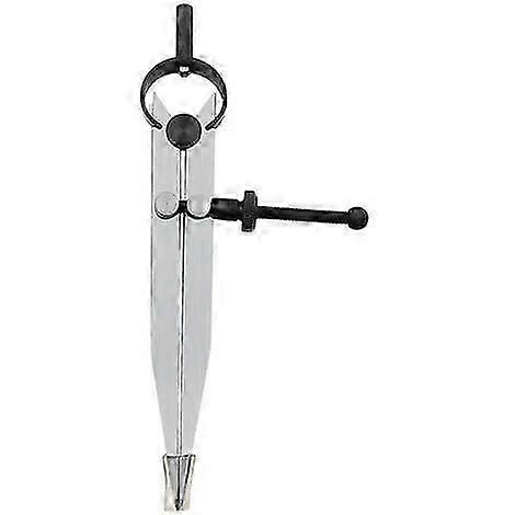 17cm Adjustable Lockable Steel Divider Wing Leather Compass