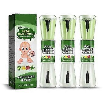 3x No Bite Stop Nail Biting Bitter Non Toxic Nail Care Anti-eating For Kids