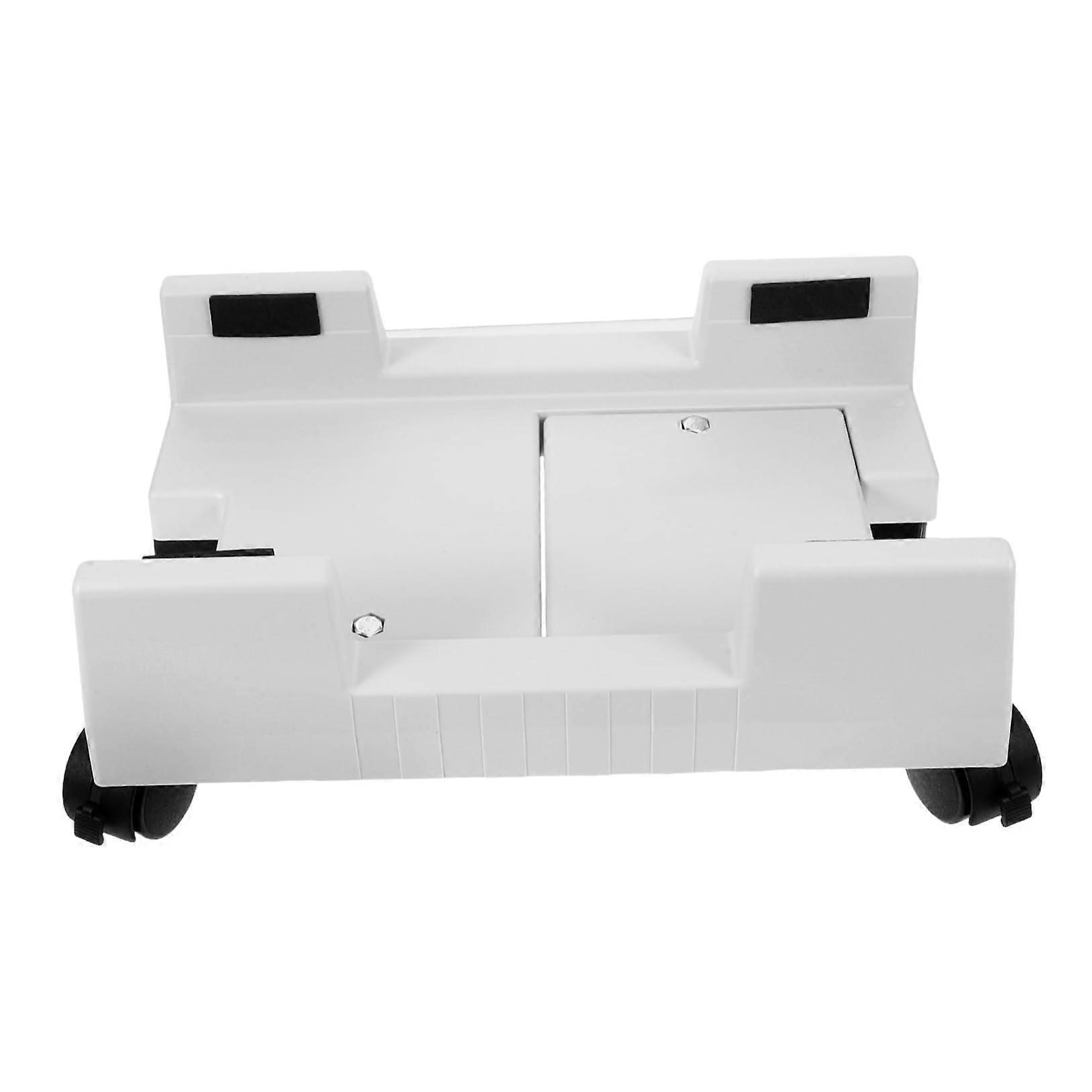 Adjustable Computer Tower Stand Under Desk with Lockable Wheels for Gaming PC and Desktop