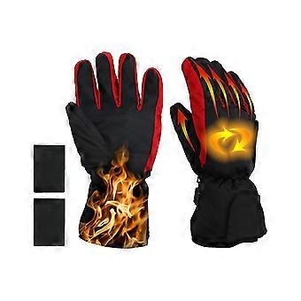 Oplaadbare verwarmde handschoenen voor mannen en vrouwen, winterse thermische handschoenen voor fietsen, autorijden en skiën.