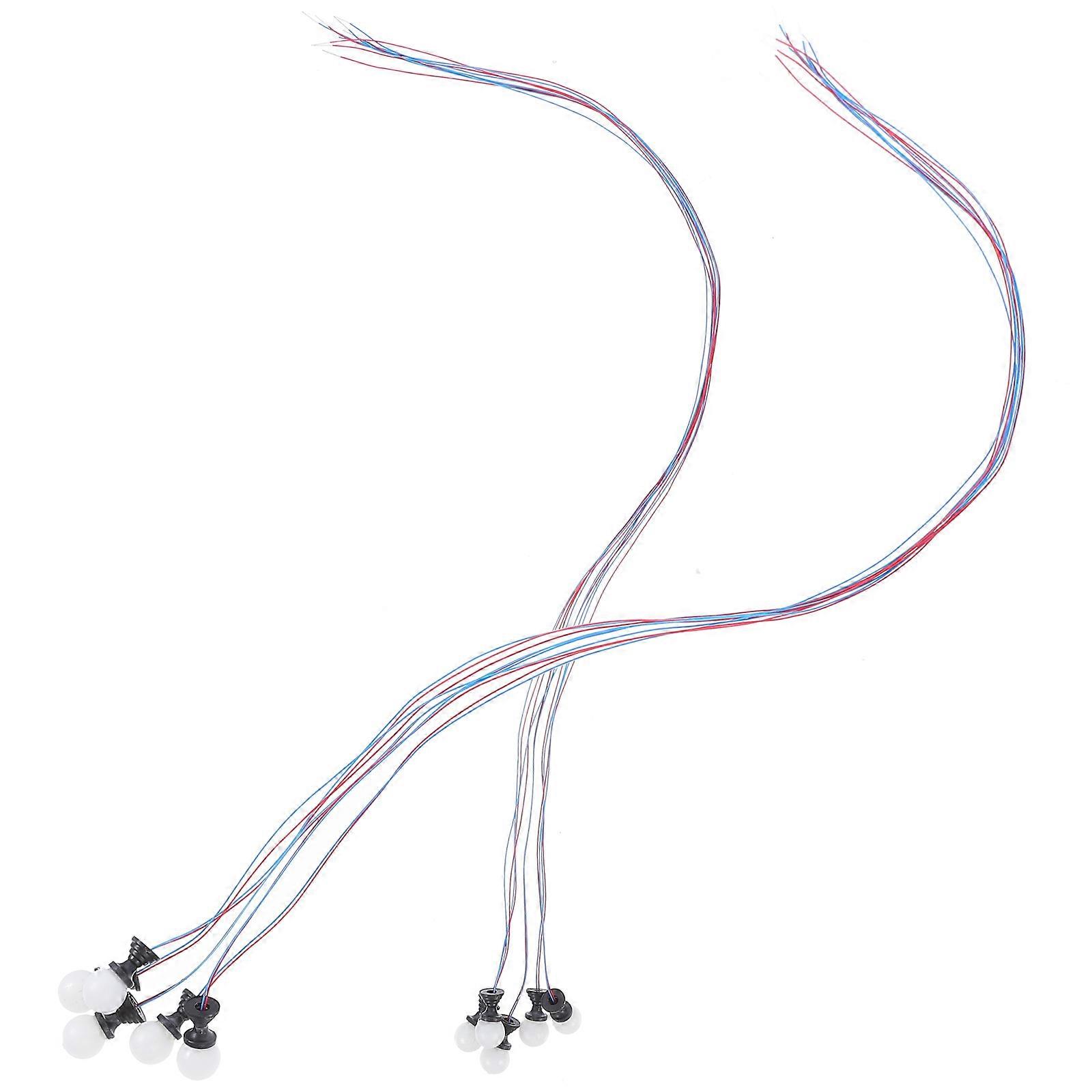 Mini Model Light Decorative Lawn Lamp for Sand Table 15Pcs Set