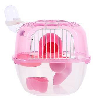 Pienten lemmikkien kuljetushäkki, kaksikerroksinen hamsterihäkki ulkokäyttöön