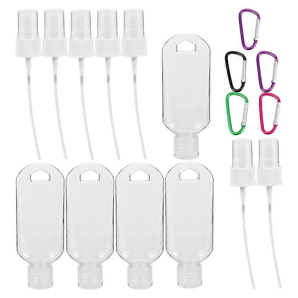 Refillable Bottles with Hook for Storage 5Sets Travel Empty 60Ml Bottles Container