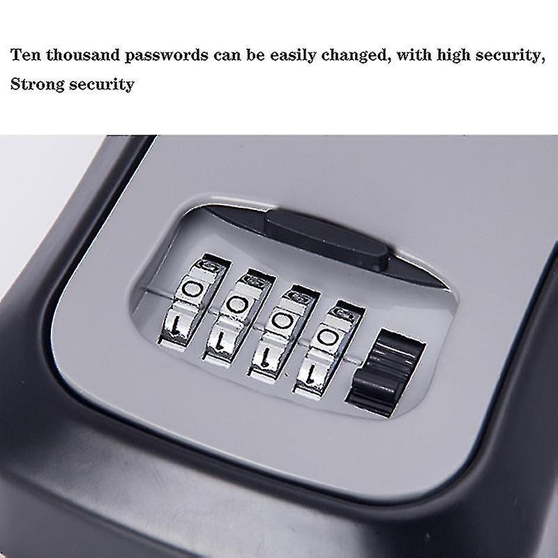 Key Storage Lock Box Safe Security Storage Combination Wall Mount Lock Box