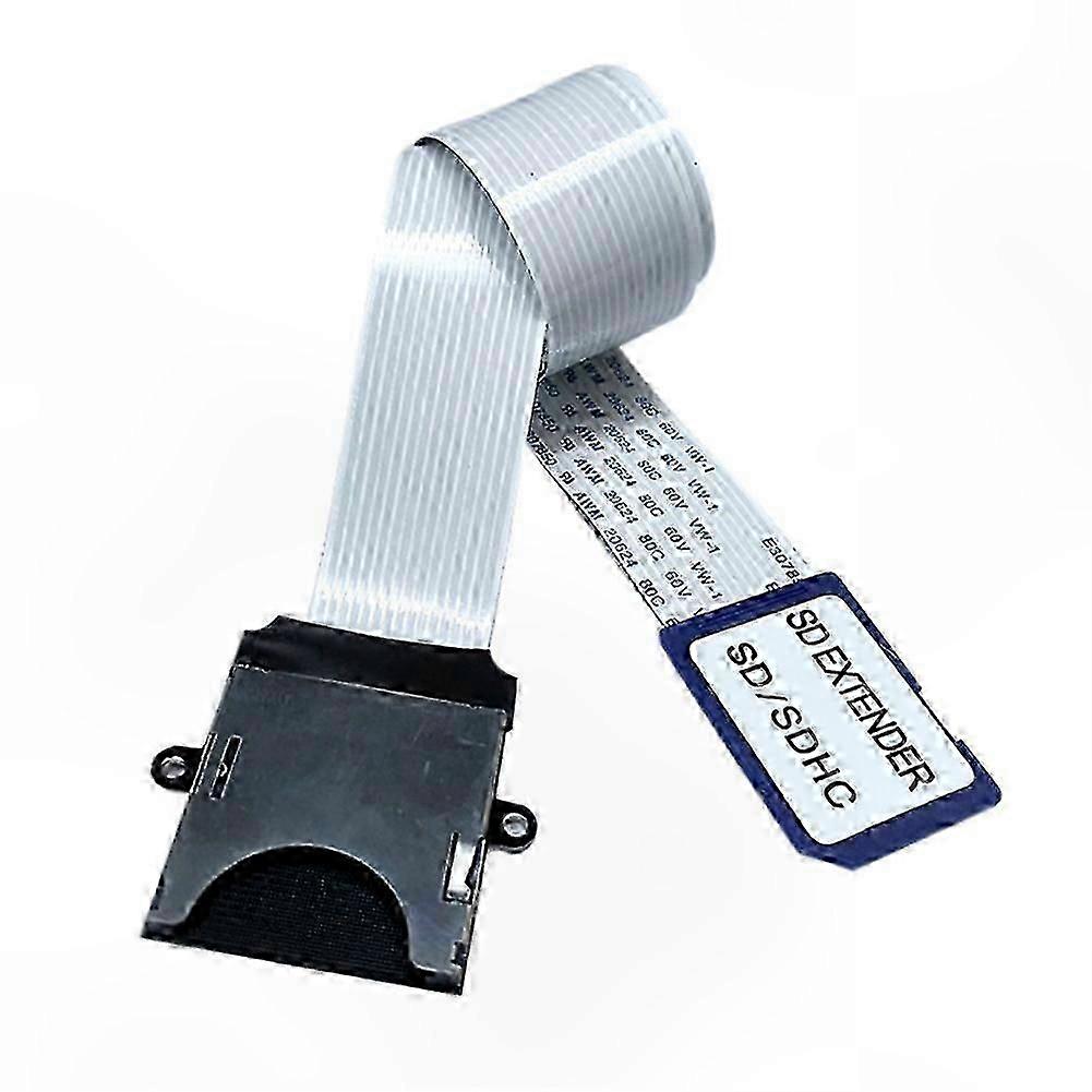 SD Card Extension Cable Adapter compatible with SD/SDHC/SDXC Memory Cards Flexible Extender Reader Connection Solution