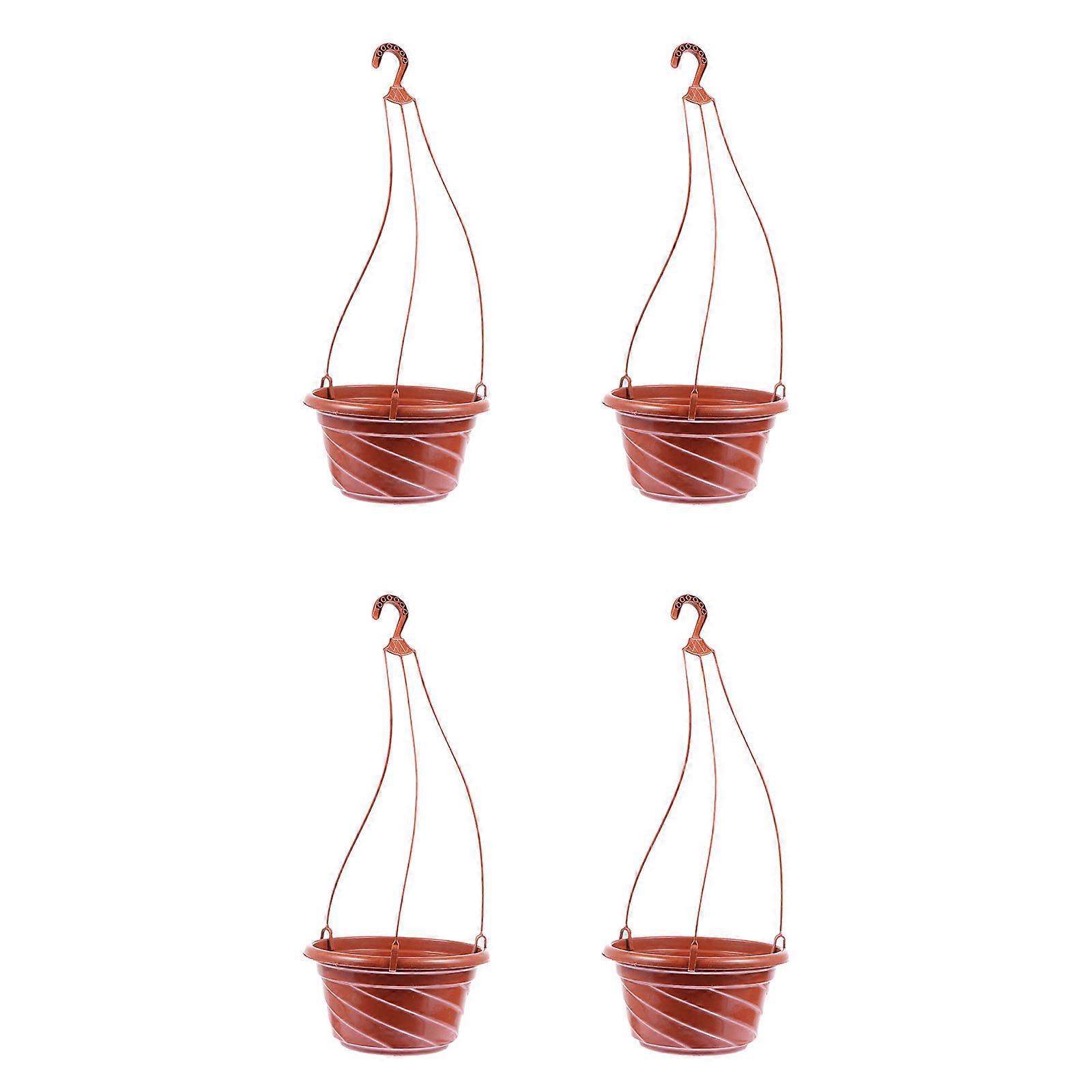 Breathable Plastic Hanging Flowerpot for Storage Use 5Sets