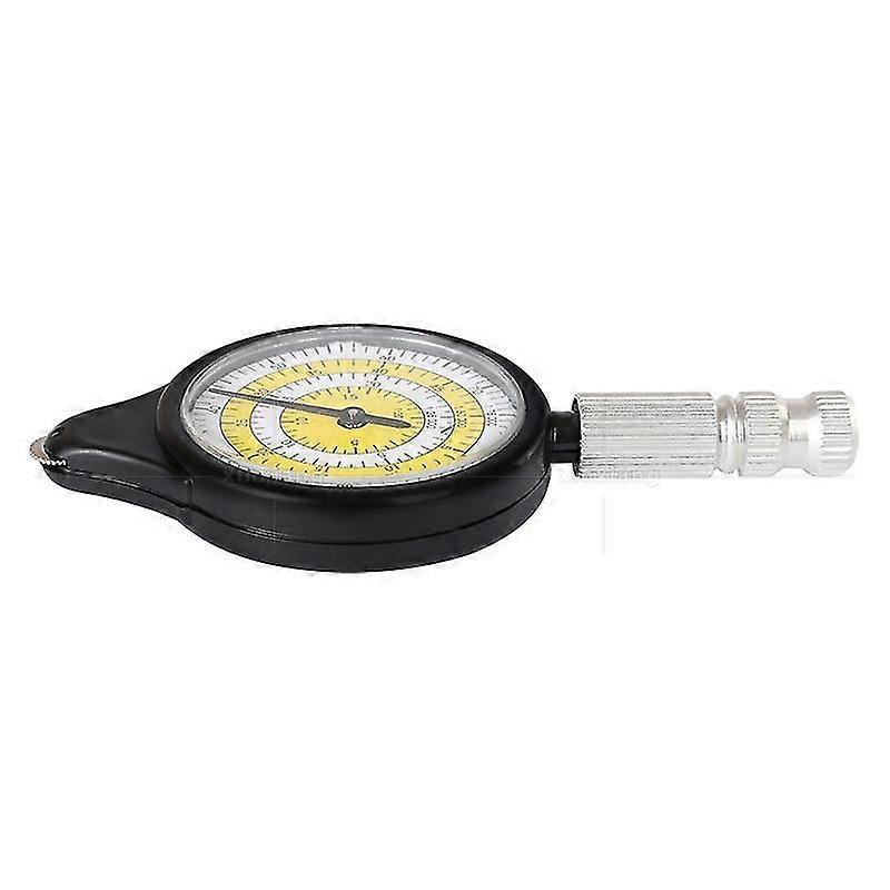 2 Pcs Map Rangefinder Odometer Multifunction Compass Curvimeter Device, silver9.5*4.5*1.2cm new