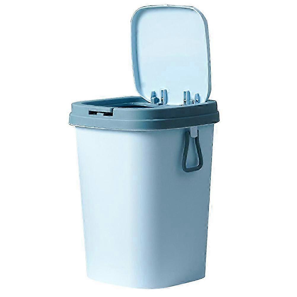 Household Sky- Type Trash Can Plastic Garbage Bin 8L