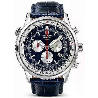 Swiss Alpine Military 7078.9535 chronographe montre homme 45 mm