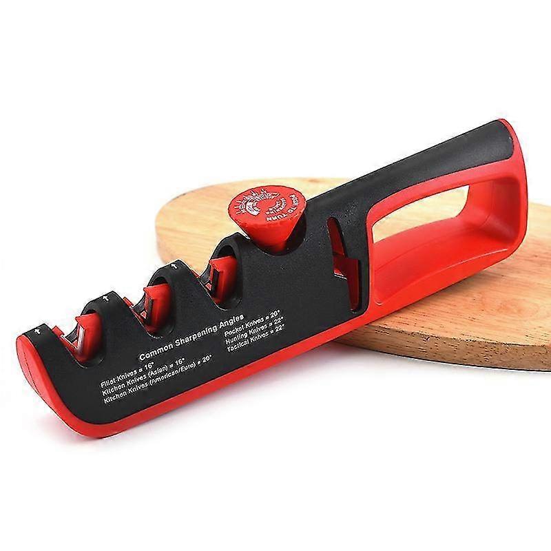 4-in-1 Adjustable Angle Knife Sharpener - Ergonomic, Durable, User-Friendly Kitchen Essential for Razor-Sharp Blades