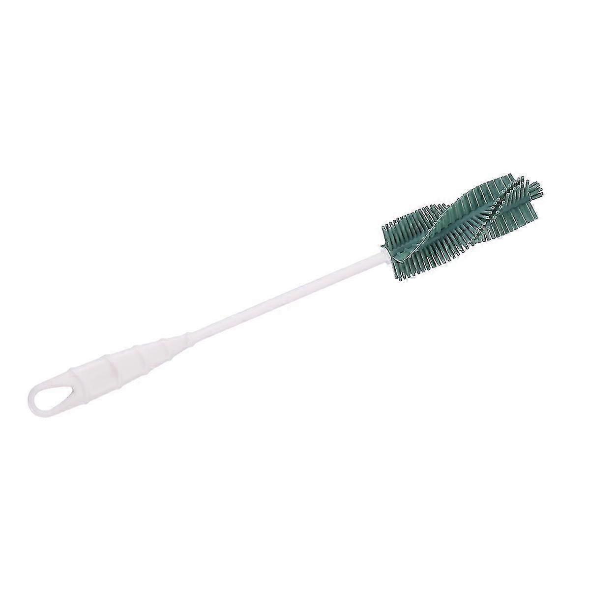 Silicone Long Handle Bottle Cleaning Brush | Green