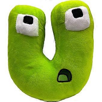 Kuscheltier Spielzeug Alphabet Plüschtiere für Mädchen Alphabet Ein Kuscheltier für Jungen Mädchen Geburtstagsgeschenk Weihnachten Plüschtiere Spielzeug Alter 3+ (Farbname: U)