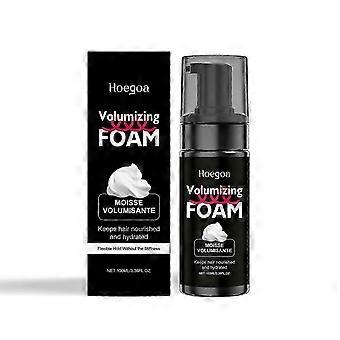Hoegoa hårpleie elastisk mousse - naturlig volum, rik næring, glatt hårtekstur, lett hårmousse for daglig hudpleie
