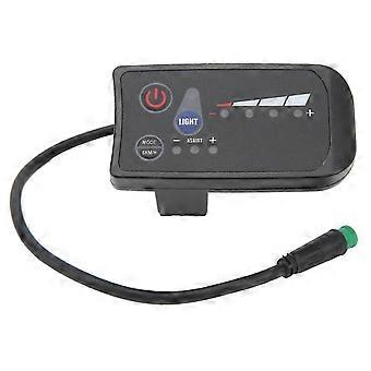Indicateur de puissance pour vélo électrique, étanche, interface 5 broches, boîtier ABS, LED