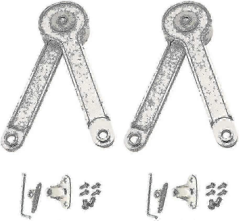 2 Pieces Hinge Support Adjustable Damper Buffer Hinge Lift Support Hinge Lid Lift Up Stay Damper Buffer