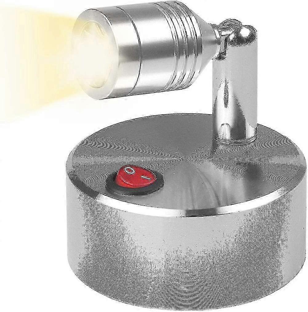 Led Spotlight Wireless Battery Powered Wall Light Warm White Light