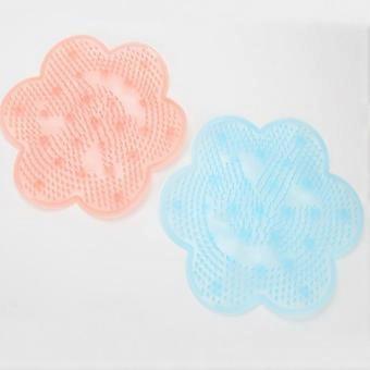 New Wall Mounted Back Scrubber, Shower Foot & Back Scrubber, Massage Pad, Silicone Bath Massage Cushion Brush with Suction Cups, Bathroom Wash Fo-njkh