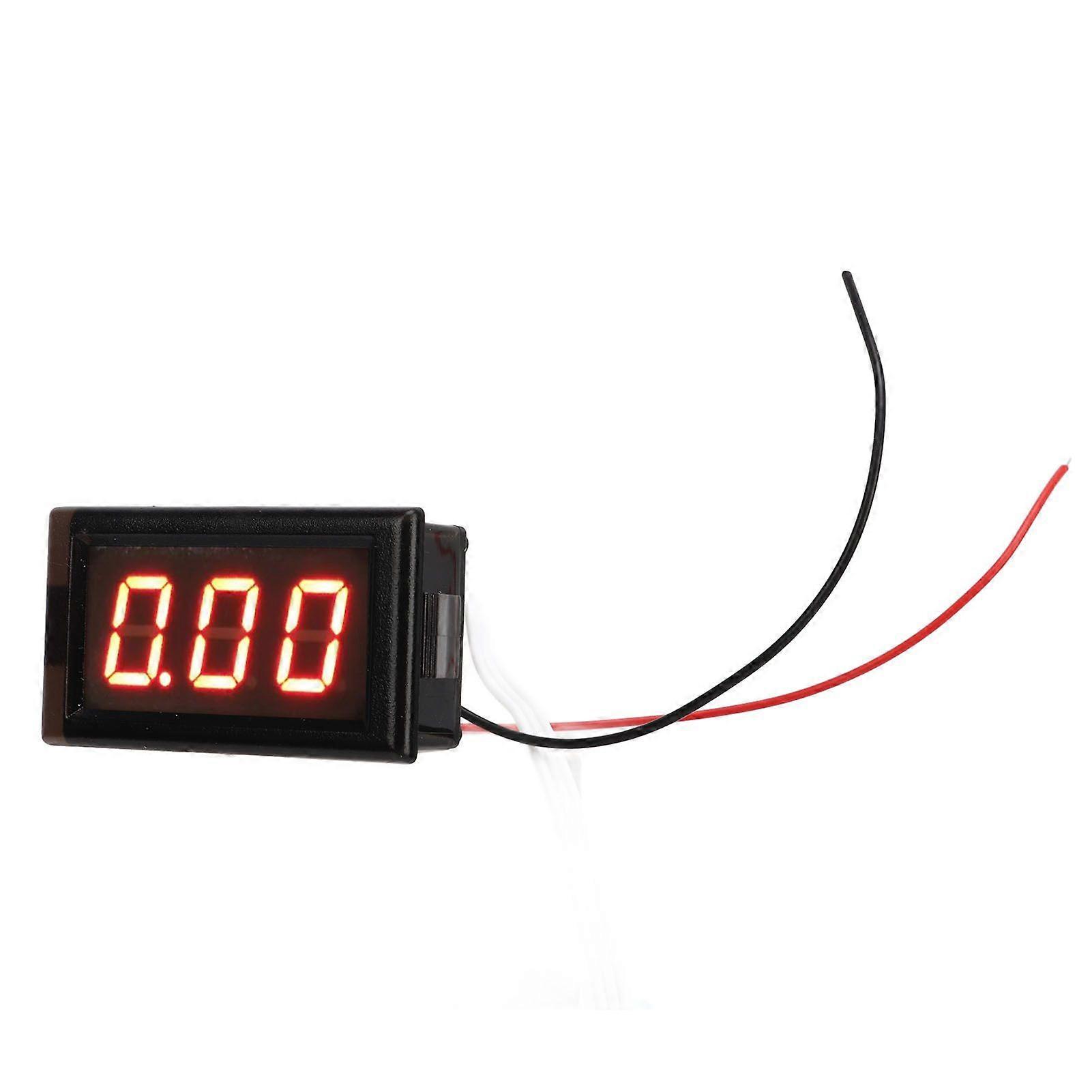 50A DC Ammeter High Accuracy Hall Sensor LED Display for Vehicles