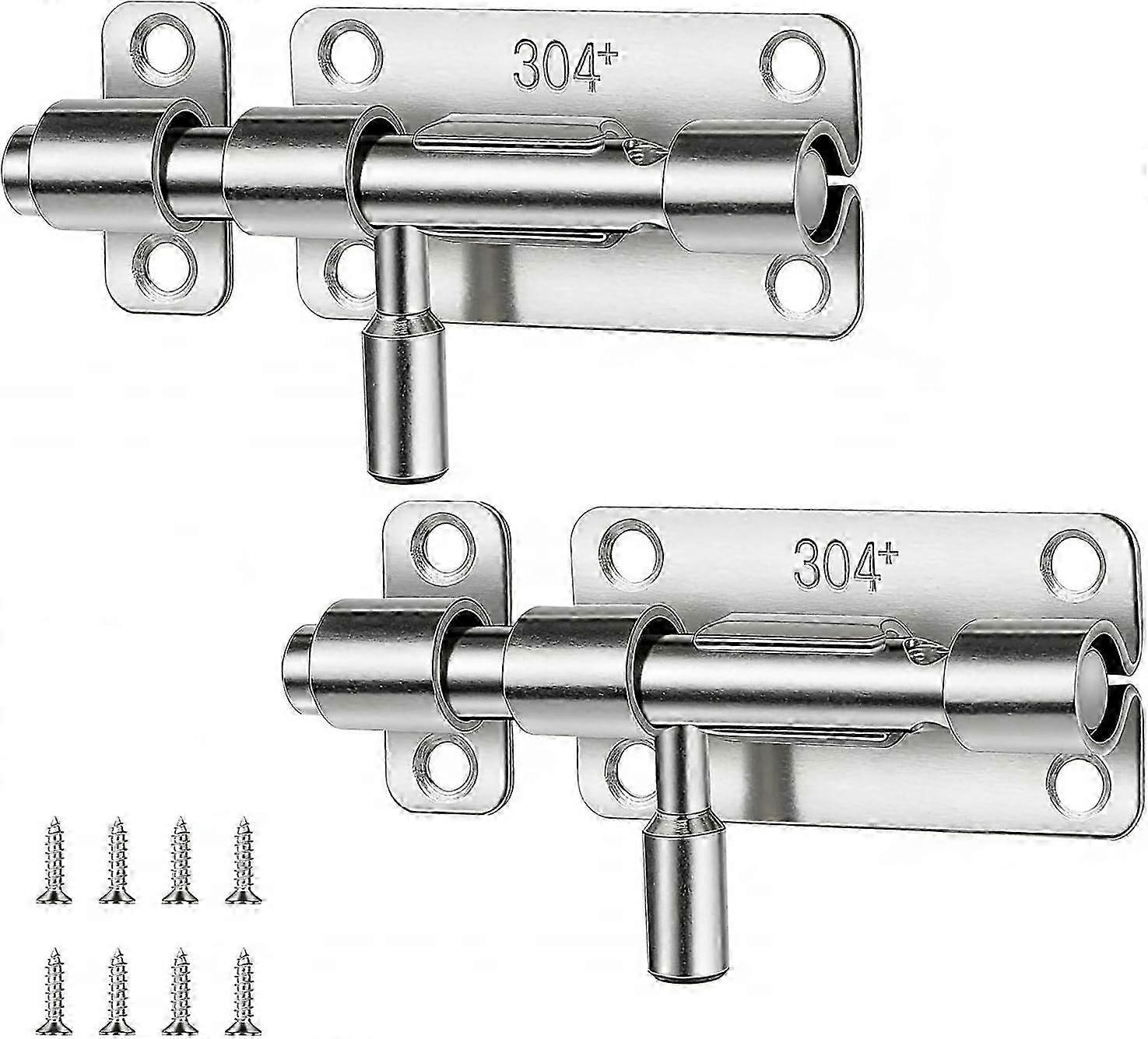 4-Inch Corrosion-Proof Barrel Bolt