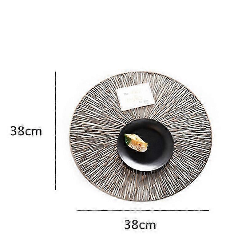 Hollow-Out Round PVC Placemat